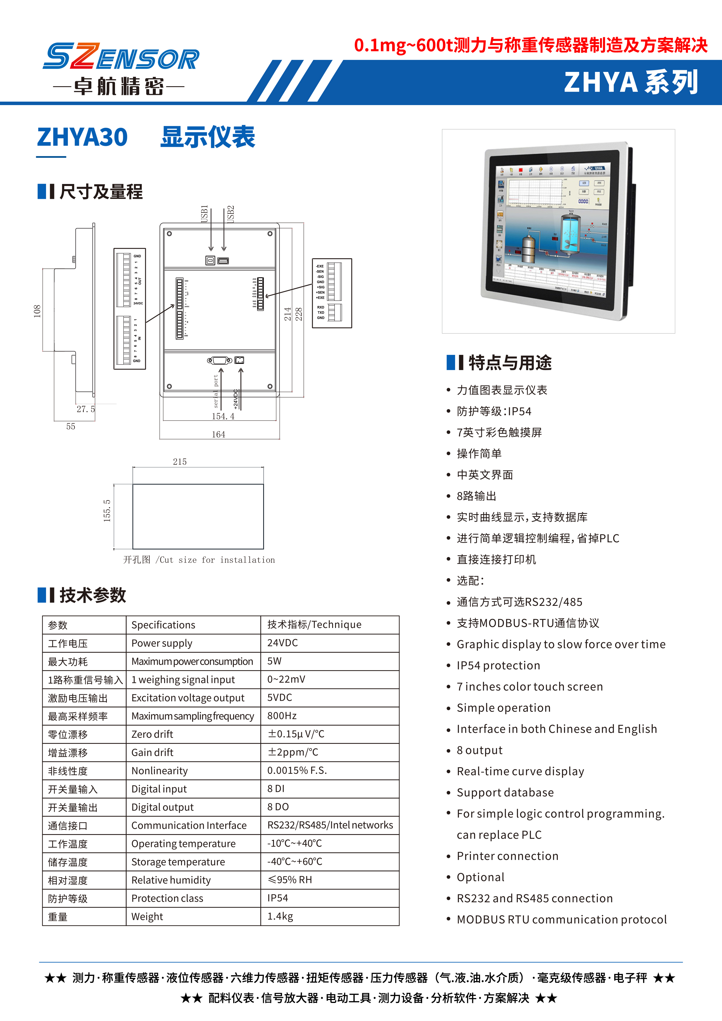 显示仪表 ZHYA30