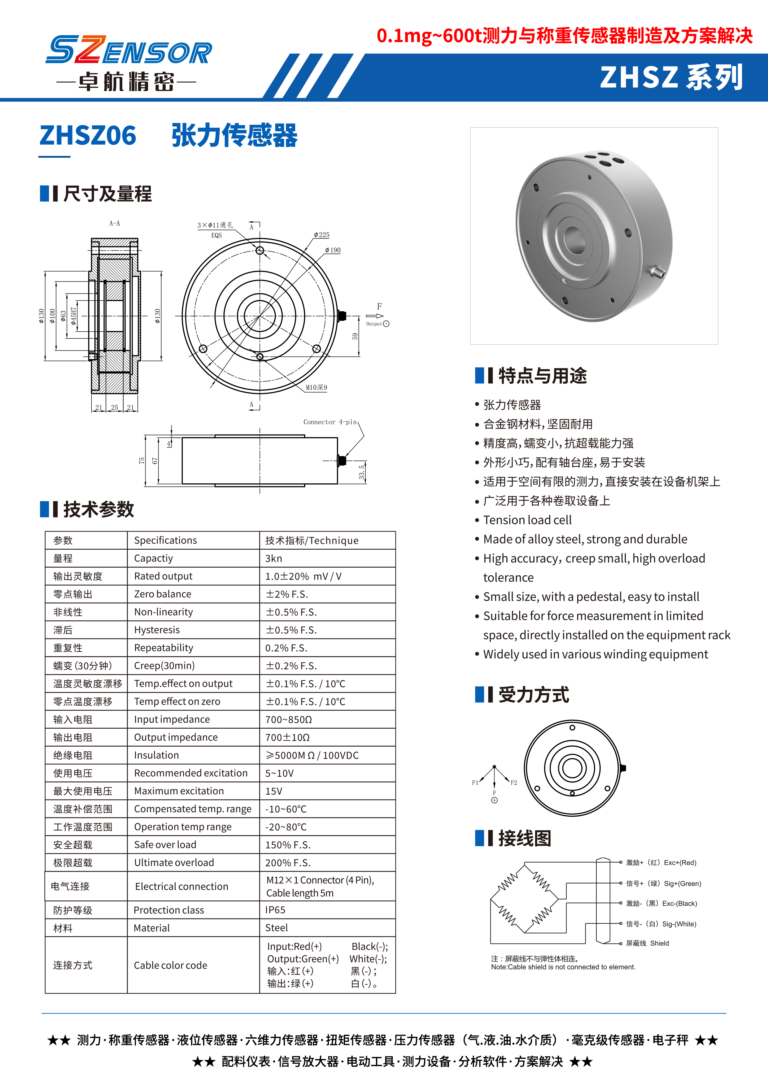 张力传感器 ZHSZ06